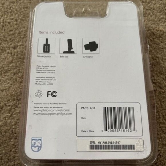 Philips GoGear PAC017/37 Belt Clip Armband Pouch *New* - Picture 4 of 5